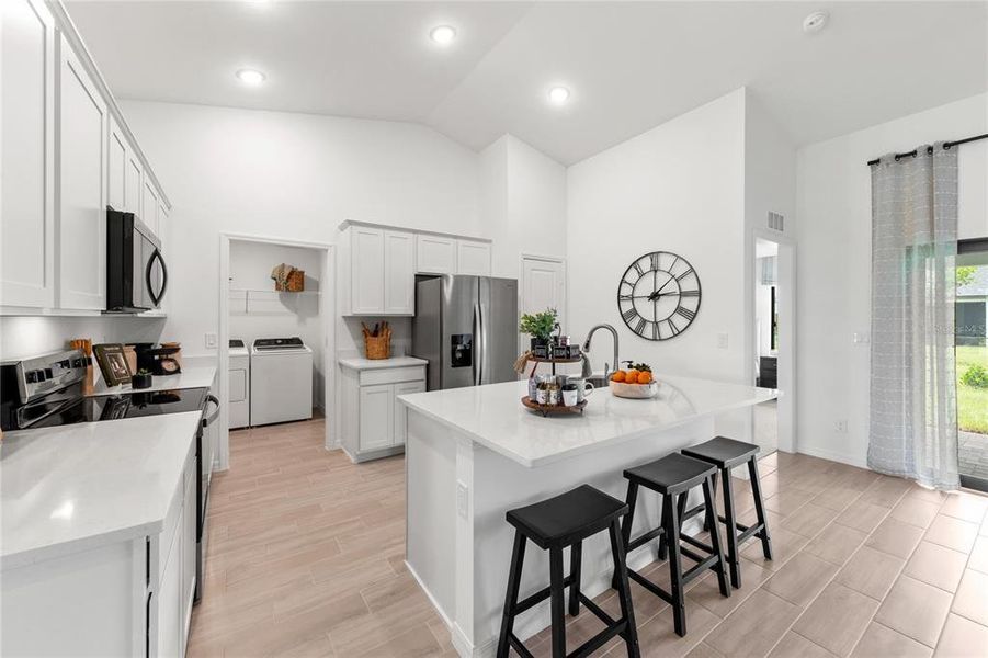 Furnished interior view inside a new home in , Citrus Springs (Image 16).