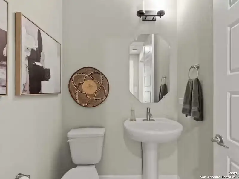 Furnished interior view inside a new home in Potranco Oaks, Castroville (Image 4).