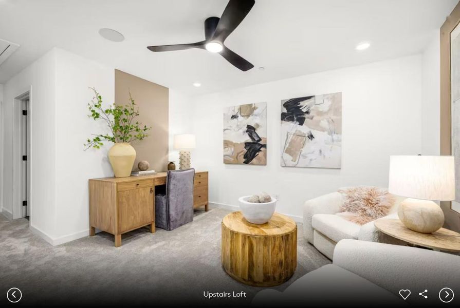 Interior photos- Photo of Pulte model home with same floor plan, not of actual home listed.