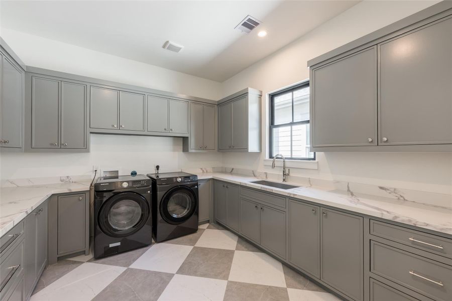 Furnished interior view inside a new home in , Houston (Image 17).