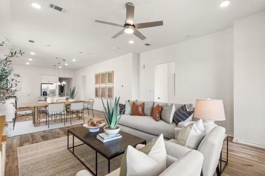 MODEL HOME images may NOT be consistent with the finished product.