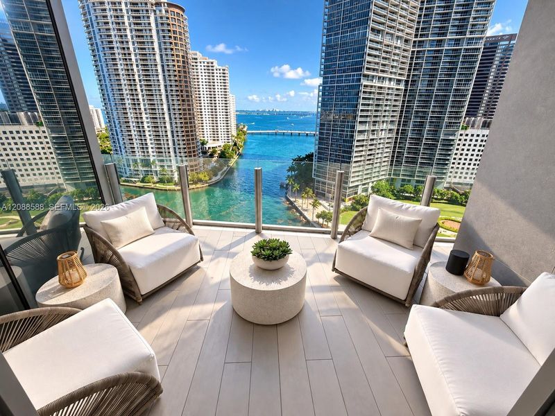 Condo located in Miami, FL showcasing its design and architecture (Image 3).