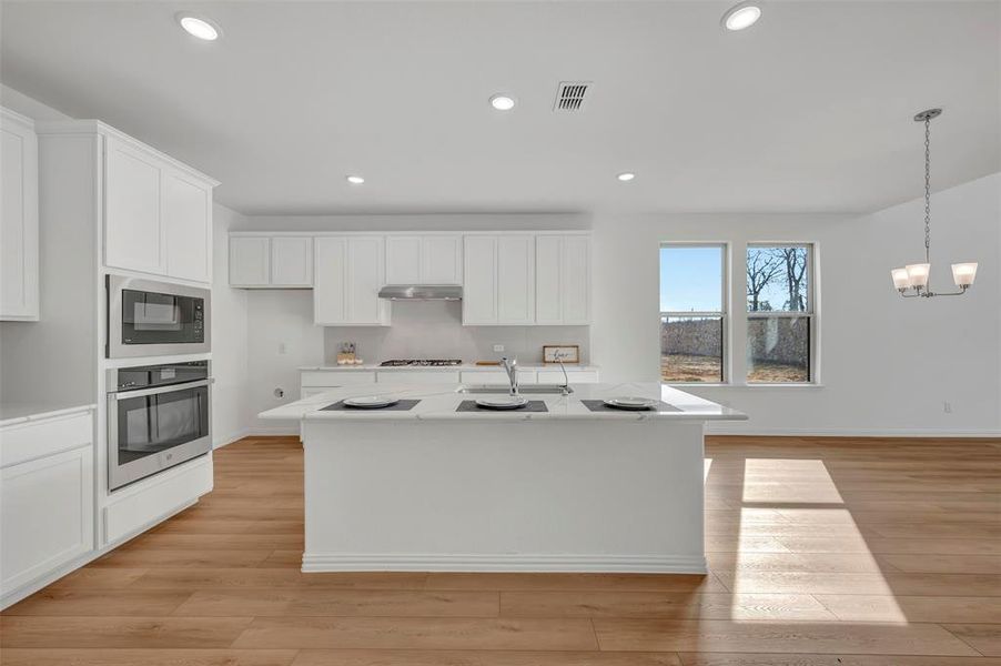 Furnished interior view inside a new home in Vintage Village, Argyle (Image 12).