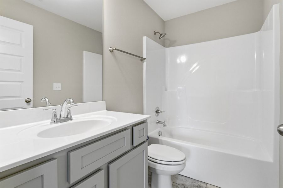 Furnished interior view inside a new home in Veterans Cove, Murfreesboro (Image 18).