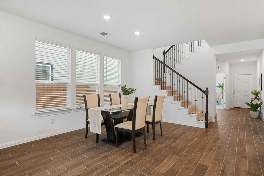 Furnished interior view inside a new home in , Leander (Image 15).