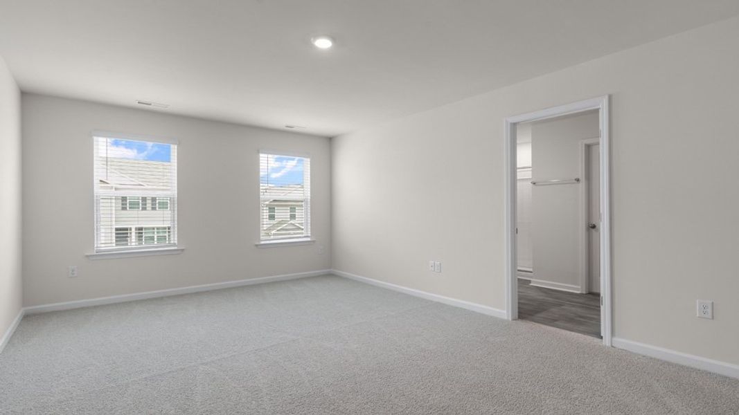 Representative unfurnished interior of a home built from the HAYDEN by D.R. Horton in Wilson's Ridge, Wilson's Mills (Image 24).