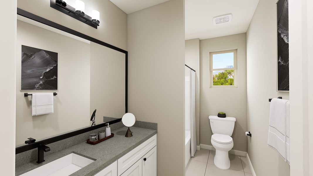 Representative furnished interior of a home built from the Laguna Plan 3513 by Tri Pointe Homes in Terraza, San Tan Valley (Image 15).