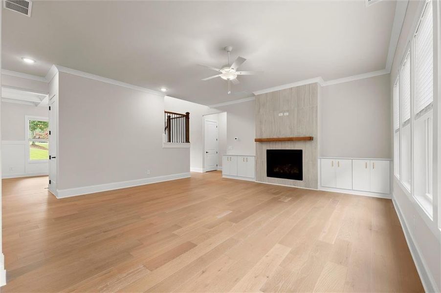 Spacious, unfurnished interior of a new home in , Flowery Branch (Image 53). Spacious, unfurnished interior of a new home in , Flowery Branch (Image 53).