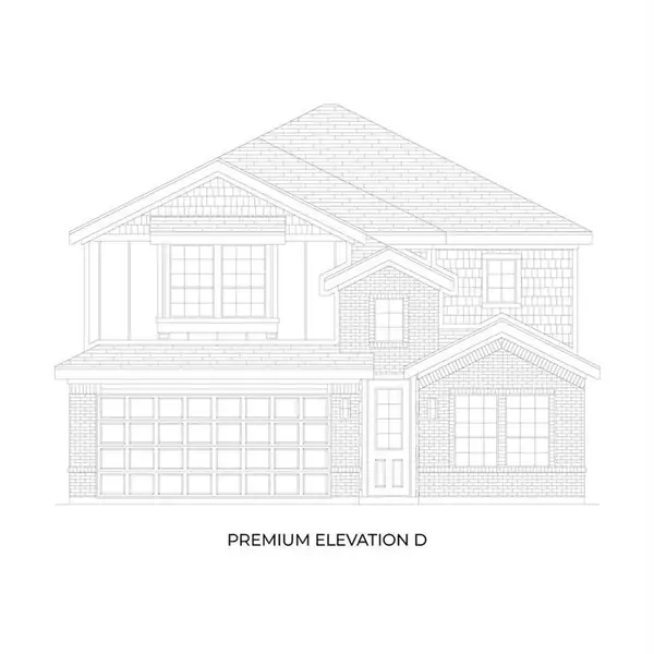 Exterior rendering of this home design in Brookfield, Melissa, TX (Image 2). Exterior rendering of this home design in Brookfield, Melissa, TX (Image 2).