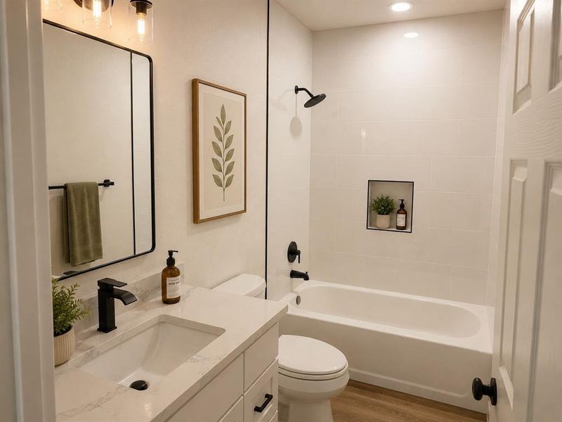 Furnished interior view inside a new home in , Ector (Image 5).