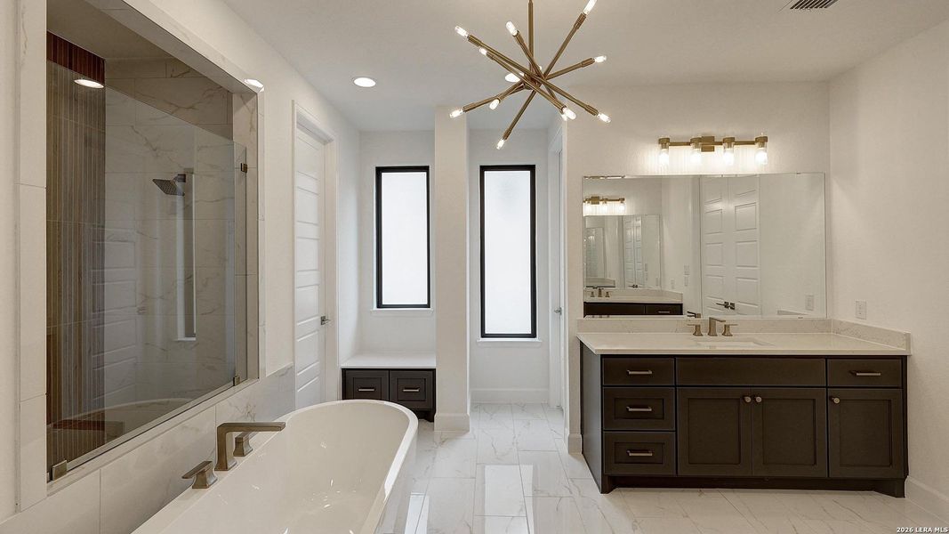 Furnished interior view inside a new home in Esperanza, Boerne (Image 13).