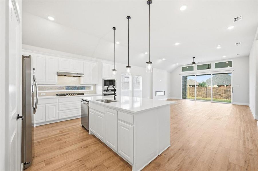 Furnished interior view inside a new home in , Little Elm (Image 6).