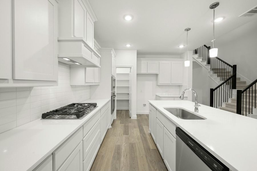 Furnished interior view inside a new home in Stone Eagle, Azle (Image 12).