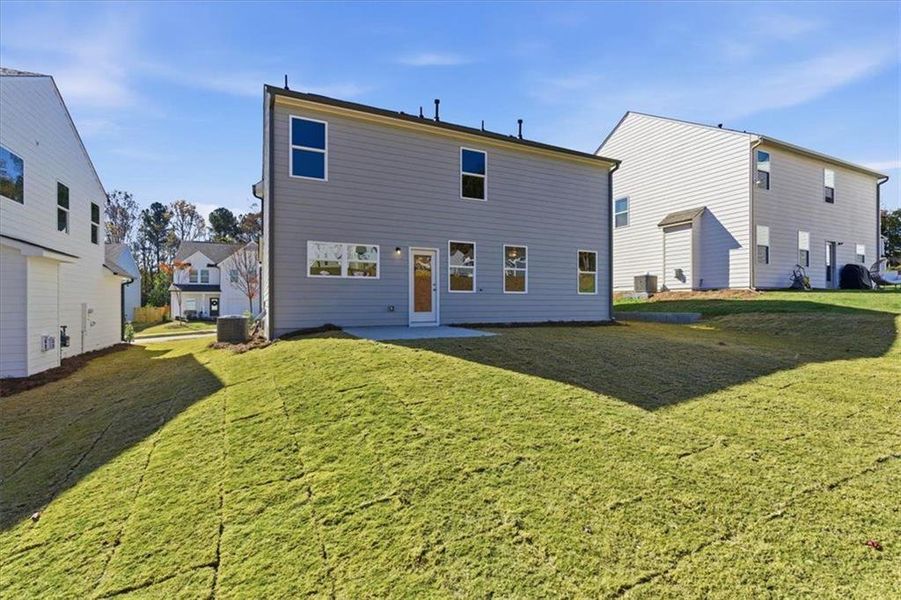 Exterior details and patio area of a home in , Canton (Image 26).