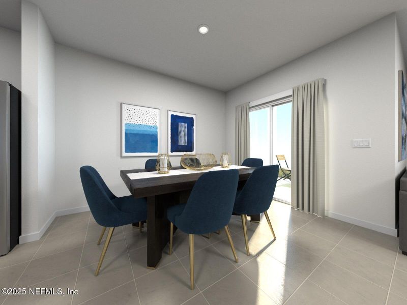 Furnished interior view inside a new home in , Palm Coast (Image 13).