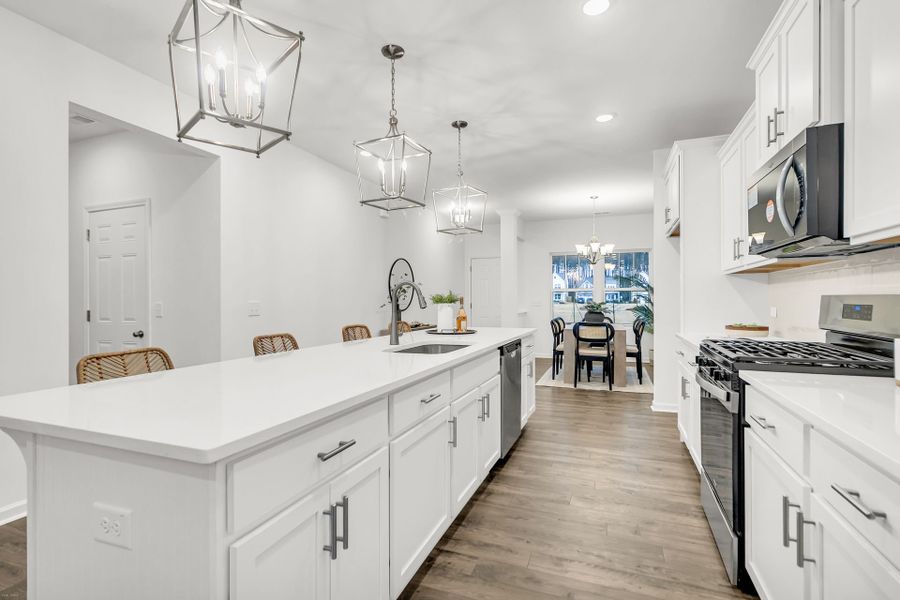 Furnished interior view inside a new home in Homecoming, Ravenel (Image 15).