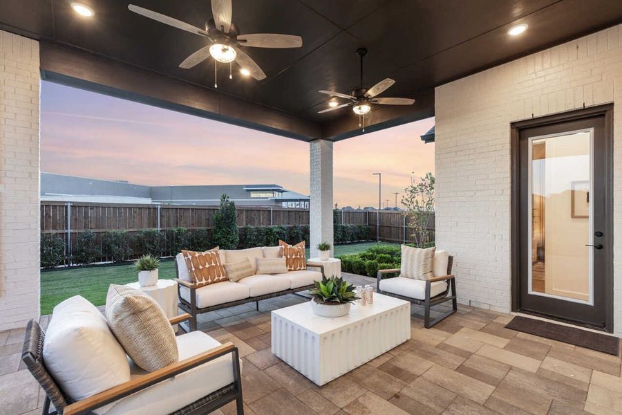 Representative Patio - some options shown