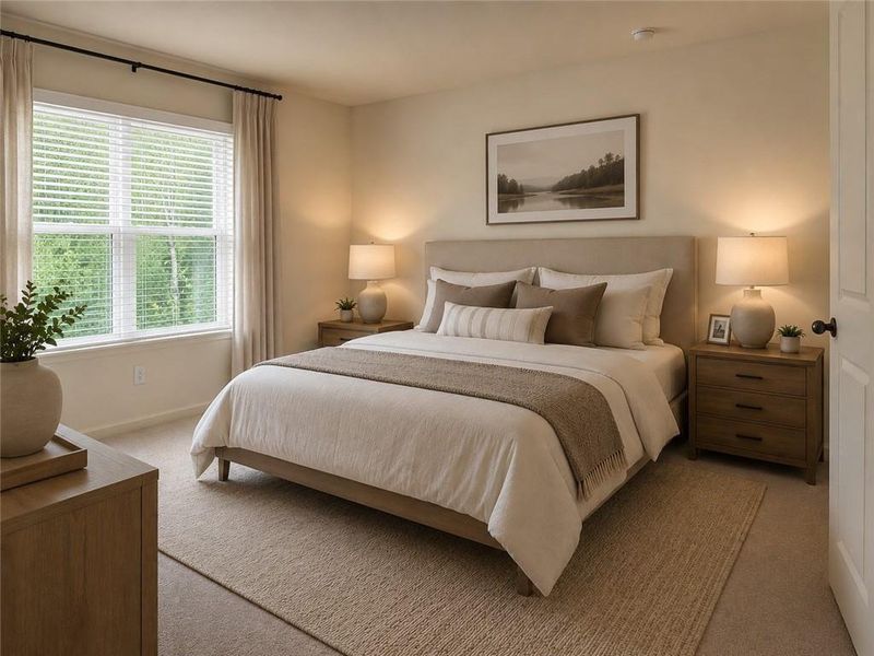 Furnished interior view inside a new home in Kingston Cove, Auburn (Image 5).