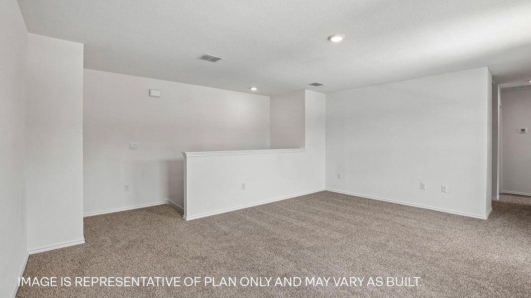 Representative unfurnished interior of a home built from the The Mitchell by D.R. Horton in Talavera, Kyle (Image 32).
