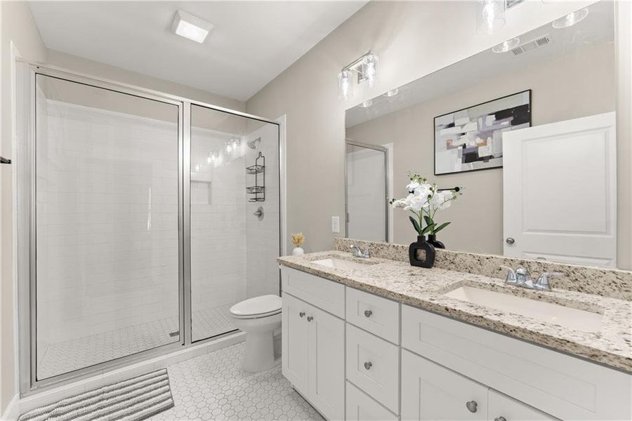 Furnished interior view inside a new home in , Cleveland (Image 5).