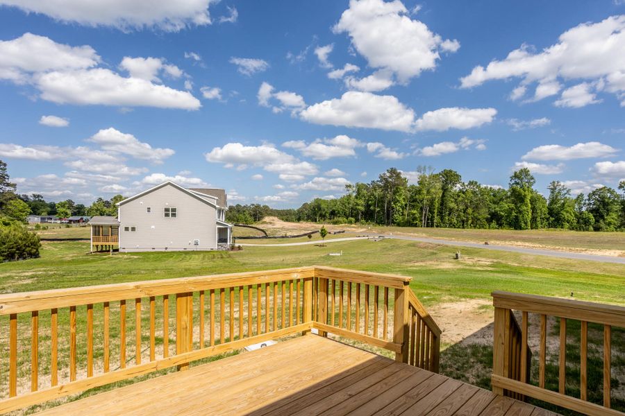 Exterior details and patio area of a home in Cedar Ridge, Angier (Image 2).