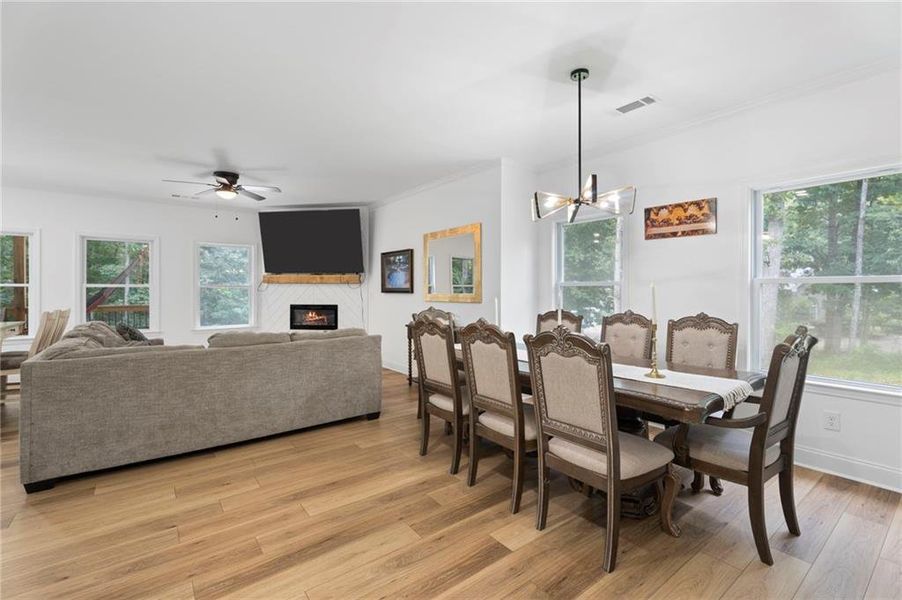 Furnished interior view inside a new home in , Snellville (Image 12).