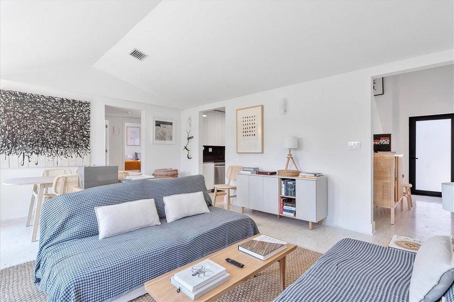 Furnished interior view inside a new home in , Miami (Image 17). Furnished interior view inside a new home in , Miami (Image 17).