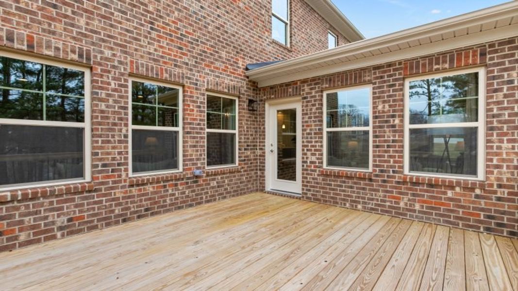 Exterior details and patio area of a home in Preserve at Carriage Cove, Oak Ridge (Image 29).