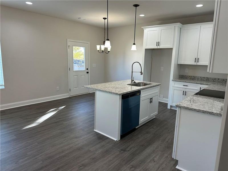 Furnished interior view inside a new home in , Toccoa (Image 4). Furnished interior view inside a new home in , Toccoa (Image 4).