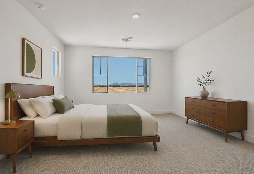 Primary Bedroom Virtually Staged - 10 of 13