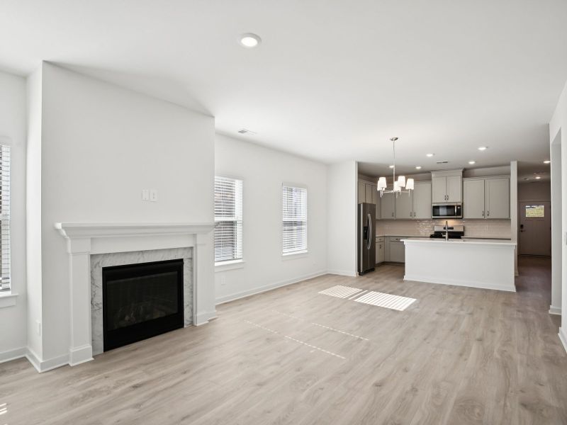 Spacious, unfurnished interior of a new home in Benders Cove - Premier Series, Mount Juliet (Image 8). Spacious, unfurnished interior of a new home in Benders Cove - Premier Series, Mount Juliet (Image 8).