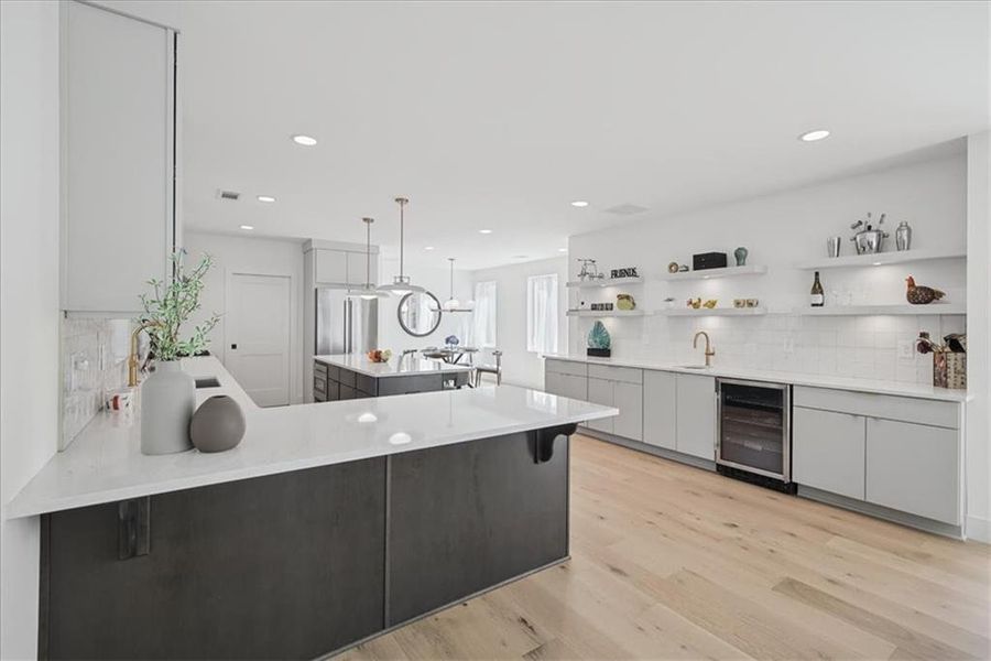 Furnished interior view inside a new home in , Atlanta (Image 13).