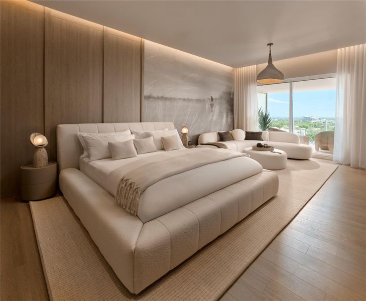 Furnished interior view inside a new home in , Fort Lauderdale (Image 5). Furnished interior view inside a new home in , Fort Lauderdale (Image 5).