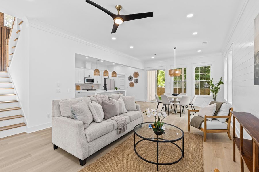 Furnished interior view inside a new home in , North Charleston (Image 41).