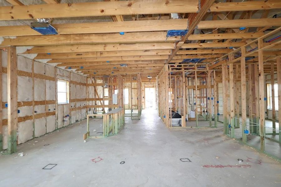 In-progress construction of a new home in The Grand Prairie 50’, Hockley, TX (Image 5). In-progress construction of a new home in The Grand Prairie 50’, Hockley, TX (Image 5).