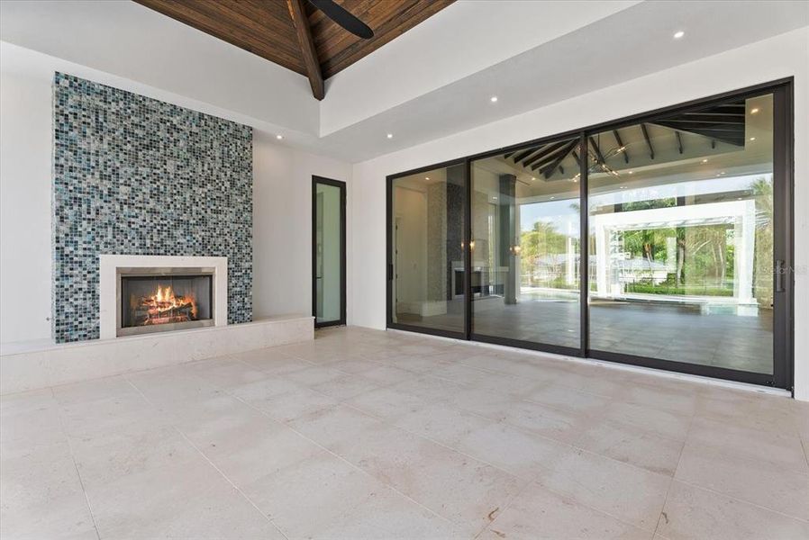 Exterior details and patio area of a home in , Sarasota (Image 32).