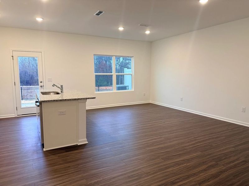 Family Room - Open and designed for modern living. Family Room - Open and designed for modern living.