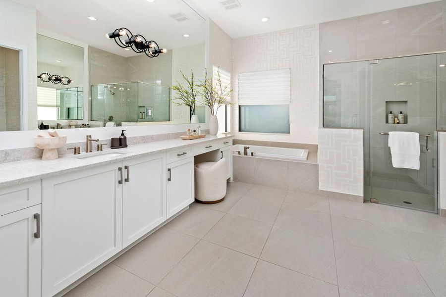 Representative furnished interior of a home built from the Alexandra IV by GL Homes in Valencia Del Mar (55+), Boynton Beach (Image 12).