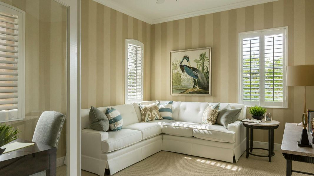 Furnished interior view inside a new home in Boca Royale Golf & Country Club Real Estate and Homes for Sale in Englewood, FL - Neal Communities, Englewood (Image 6).