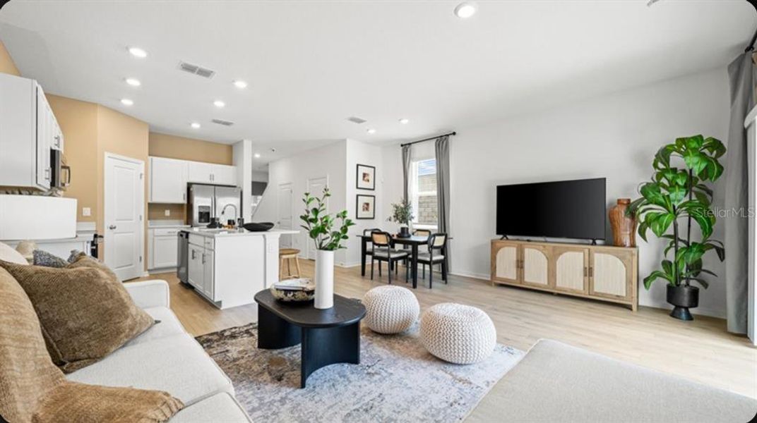 Furnished interior view inside a new home in The Towns at Tiburon, Nokomis (Image 5).