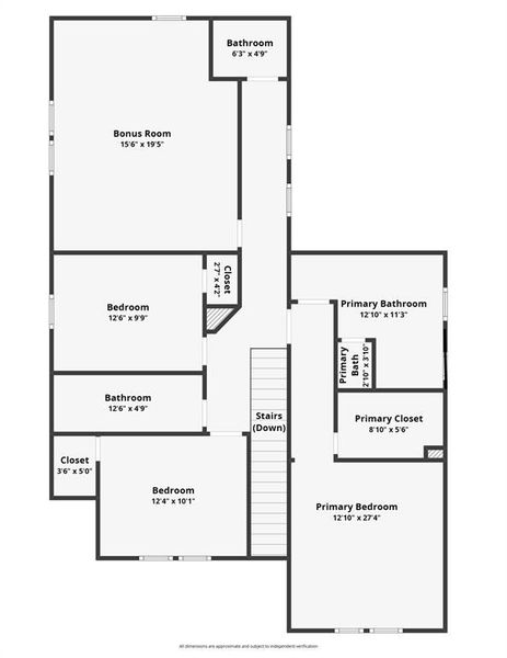 2D floor plan layout of this home in , Fort Worth, TX (Image 4).