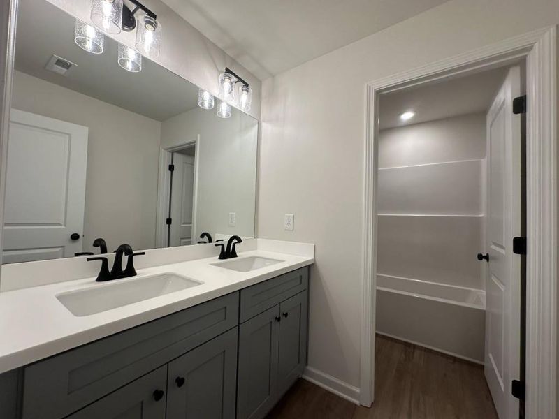 Furnished interior view inside a new home in Jefferson Street, Austell (Image 8).