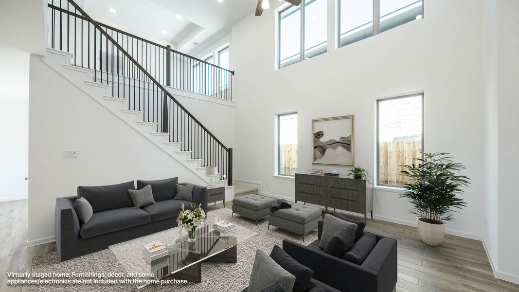 Furnished interior view inside a new home in Santa Rita Ranch - Tierra Rosa, Liberty Hill (Image 4).