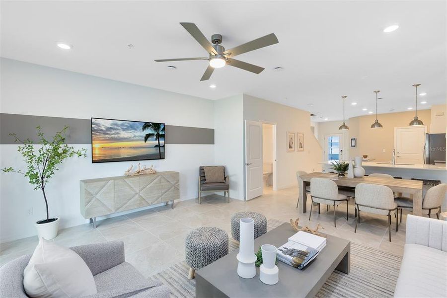 Furnished interior view inside a new home in Skylar Crest, Sanford (Image 14).