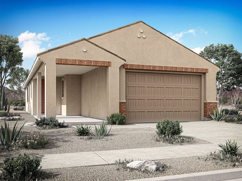 Representative exterior photo of a completed home built from the Cedar by Mattamy Homes in Baker Farms, Phoenix, AZ (Image 18).