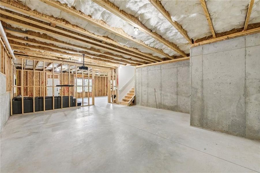 In-progress construction of a new home in , Dawsonville, GA (Image 24).