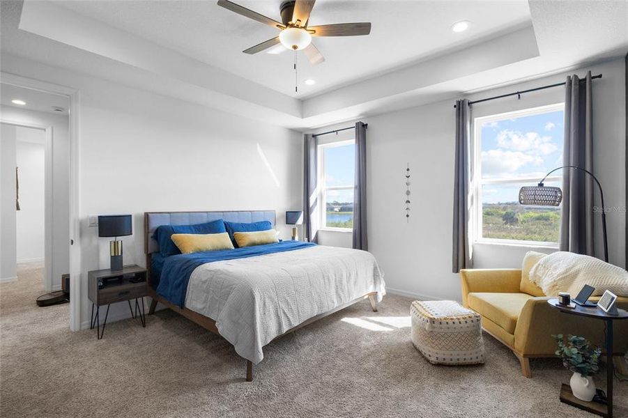 Furnished interior view inside a new home in Isles at Bayview, Parrish (Image 12).