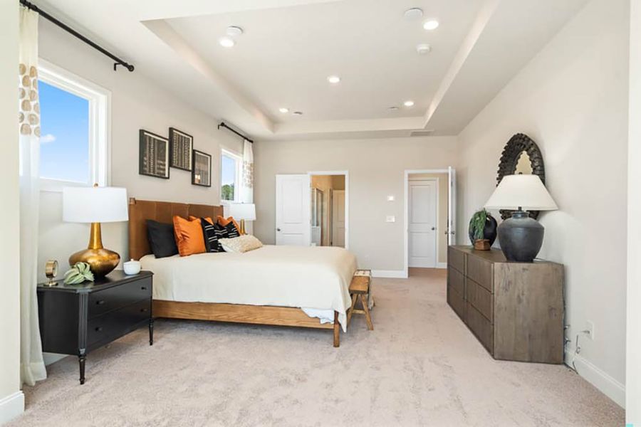 Furnished interior view inside a new home in Nichols Farm, Dacula (Image 35).