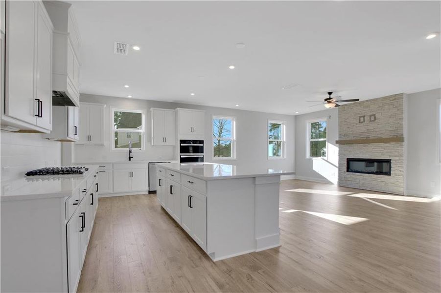 Furnished interior view inside a new home in Hillside Manor, Powder Springs (Image 12).