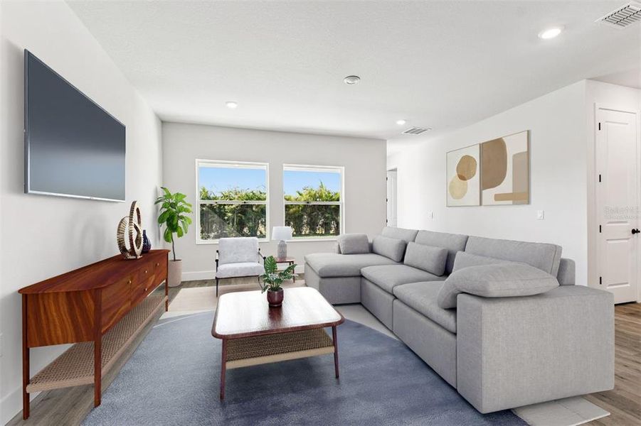 Furnished interior view inside a new home in Waterset Tradition Series, Apollo Beach (Image 6).